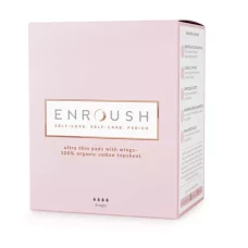 Absorbante din bumbac pentru noapte Organic, 8 bucati, Enroush