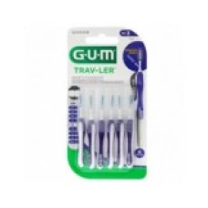 Set 6x Periute Interdentare, GUM, Trav-Ler, pentru Curatare in Profunzime, Tratate cu Clorhexidina, 1.2 mm