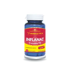 Inflanat+ Curcumin95, 60 capsule vegetale, Herbagetica