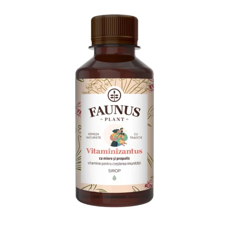 Sirop cu miere si propolis Vitaminizantus, 200ml, Faunus Plant