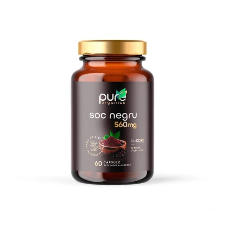 Soc negru – Imunitate si protectie - 60cps PureOrganics