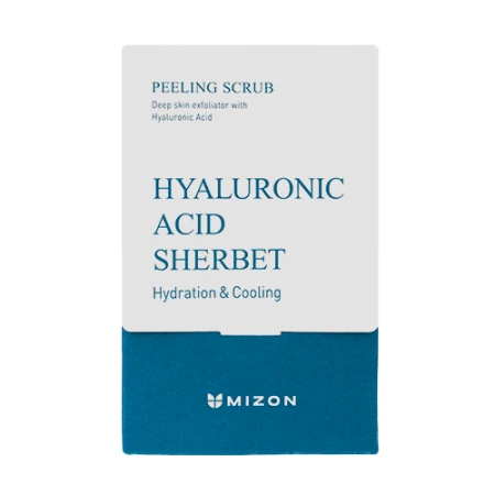 Scrub facial cu acid hialuronic si efect de peeling, 40 bucati, Mizon