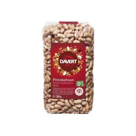 Fasole pinto bio 500g, Faitrade, DAVERT