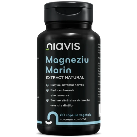 Extract natural de magneziu marin, 60 capsule, Niavis