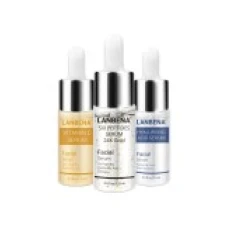 Set Seruri, Lanbena, Vitamina C, Acid Hialuronic, Peptide Colagen, Anti Imbatranire, Revitalizant, Hidratare Completa, 3x 15ml