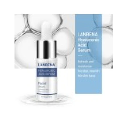 Set Seruri, Lanbena, Vitamina C, Acid Hialuronic, Peptide Colagen, Anti Imbatranire, Revitalizant, Hidratare Completa, 3x 15ml