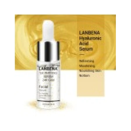 Set Seruri, Lanbena, Vitamina C, Acid Hialuronic, Peptide Colagen, Anti Imbatranire, Revitalizant, Hidratare Completa, 3x 15ml