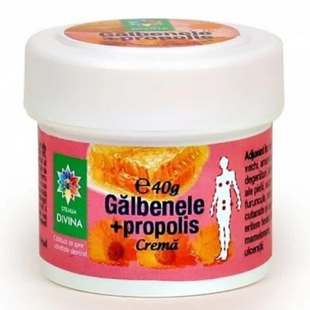 Unguent galbenele si propolis, 40 grame, Steaua Divina
