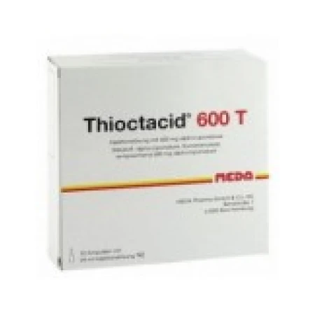 Supliment, Meda, Thioctacid 600T, Efect Antioxidant, 10 fiole x 24ml
