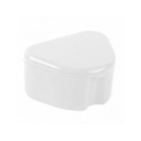 Cutie Depozitare, ZAMO®, pentru Proteza, Aparat Dentar, Lucrari Dentare, Culoare Alba