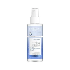 Clean shot toner-hydrolate hidratant, 150ml, Eveline Cosmetics