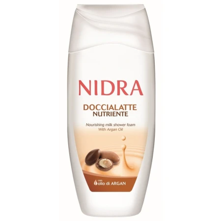 Gel de dus si spuma cu ulei de argan nutritiv, 250ml, Nidra