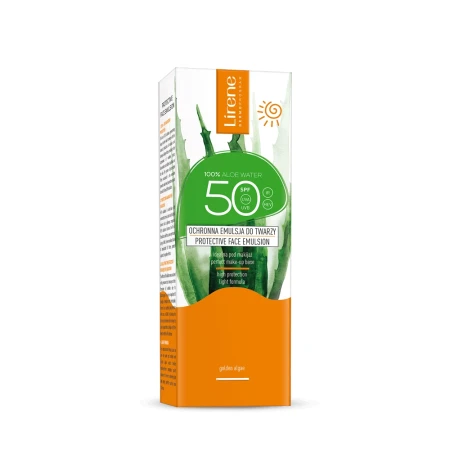 Emulsie cu Aloe Vera pentru protectia solara SPF50, 50ml, Lirene