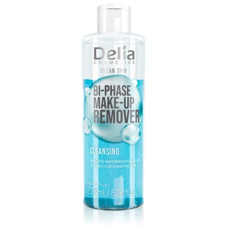 Demachiant bifazic Clean Skin, 200ml, Delia Cosmetics