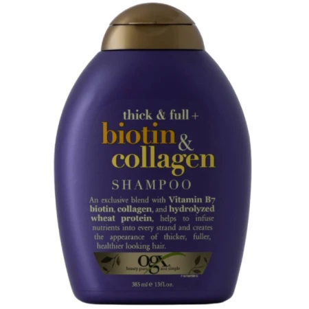 Sampon pentru par lipsit de volume si densitate Biotin&Collagen, 385ml, OGX