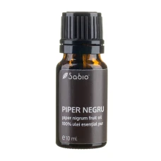 Ulei esential pur din piper negru (piper nigrum fruit oil), 10ml, Sabio