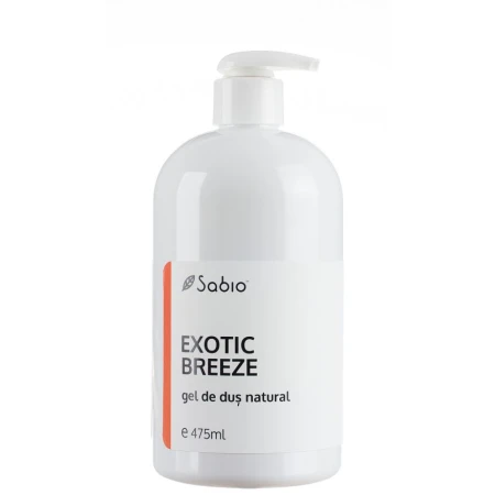 Gel de dus natural Exotic Breeze, 475ml, Sabio