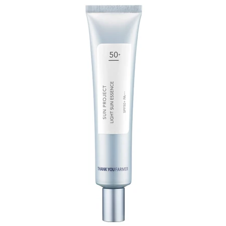Crema cu protectie solara SPF 50+ Sun Project Light Sun Essence, 40ml, Thank You Farmer