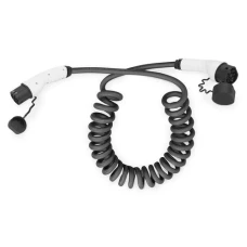 Cablu de incarcare Digitus, trifazat 415V 32A, tip spirala de tip 2, 7.5 m, Negru