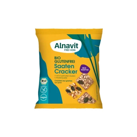Crackers cu seminte fara gluten Bio 75g Alnavit