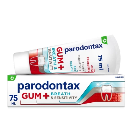 Pasta de dinti Gum + Breath & Sensitivity, 75ml, Parodontax