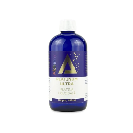 Platina coloidala Platinum Ultra, 10ppm, 480 ml, Pure Alchemy