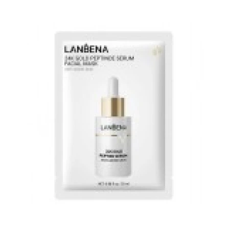 Masca Faciala, Lanbena, 24K Gold Serum, Efect Anti-Imbatranire si Regenerant, 25ml