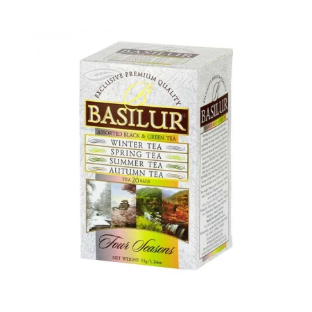Selectie de ceaiuri Four Seasons Assorted, 20 plicuri, Basilur