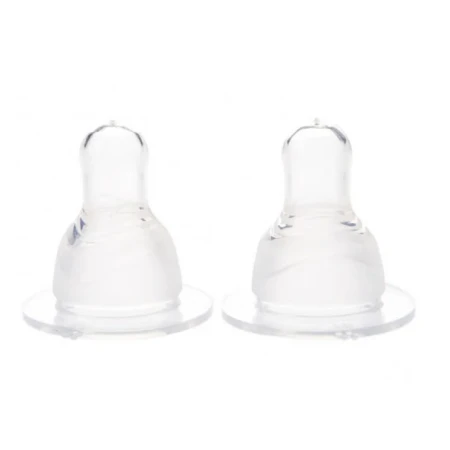 Tetina din silicon super fin 6 luni+ Baby, 2 bucati, Minut