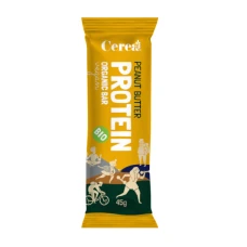 Baton proteic Bio vegan cu Unt de Arahide Protein, 45g, Cerea
