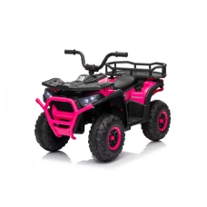 ATV electric pentru fetite, Mini DESERT, 120W 12V, cu telecomanda inclusa, music player, bluetooth, roz