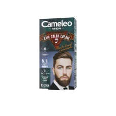Vopsea de par pentru barbati Cameleo 5.0 Light Brown, 60ml, Delia Cosmetics