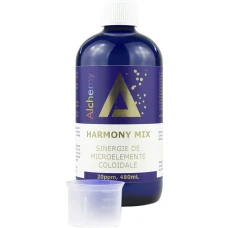 Sinergie de argint, magneziu si cupru coloidal Harmony Mix 20ppm, 480ml, Alchemy