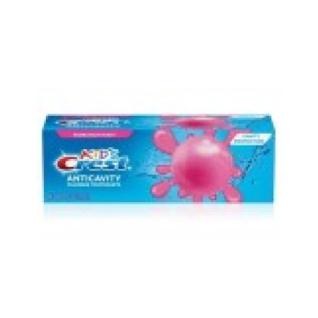 Pasta de Dinti, Crest 3D White, Bubble Gum pentru Copii, Aroma Guma de Mestecat, 119gr