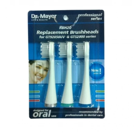 Rezerva capete pentru periuta sonica GTS2000/  GTS2060/  GTS2050, 3 bucati, Dr.Mayer