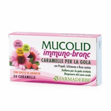 Caramele Mucolid Imuno Bronc cu Propolis si Echinacea, 24bucati, Farmaderbe