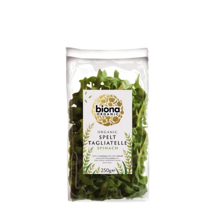 Tagliatelle din spelta cu spanac eco, 250g, Biona