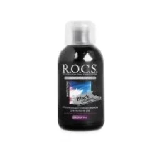 Apa de Gura, R.O.C.S., Whitening, Black Edition, fara Alcool, efect de albire, Sticla 400ml