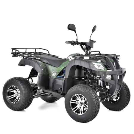 ATV electric Hecht Huron Army XXL 2200W 72V 52Ah cu diferential, roti 10 inch