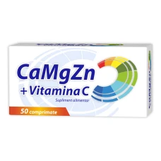 CaMgZn + Vitamina C, 50 comprimate, Zdrovit