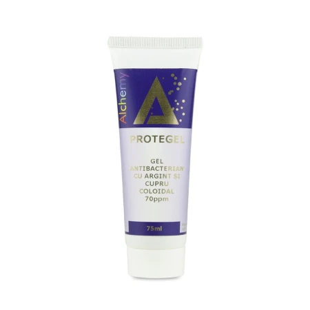 Gel protector, cu argint si cupru coloidal, ProteGel, 75 ml, Pure Alchemy