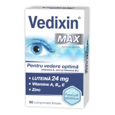 Vedixin Max pentru vedere optima, 90 comprimate, Zdrovit