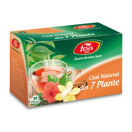 Ceaiurile lumii din 7 plante, 20 plicuri, Fares