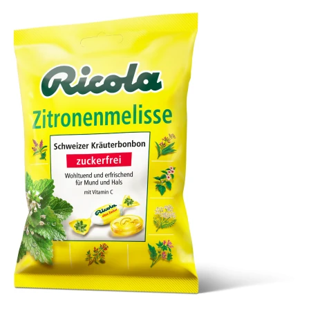Dropsuri din plante Lemon Mint, 75g, Ricola