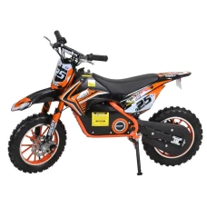 Motocicleta electrica pentru copii Kinder Eco Ghepard 500W 36V, culoare Portocalie