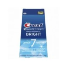 Benzi Albirea Dintilor, Crest, 3D White, Bright, 9% Concentratie, Cutie 11 Plicuri, 22 Benzi