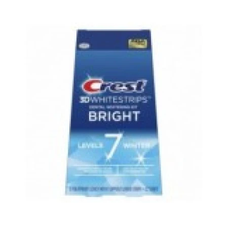 Benzi Albirea Dintilor, Crest, 3D White, Bright, 9% Concentratie, Cutie 11 Plicuri, 22 Benzi