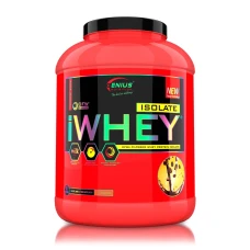 Pudra proteica cu aroma Italian Caffe Late iWhey Isolate, 2000g, Genius Nutrition