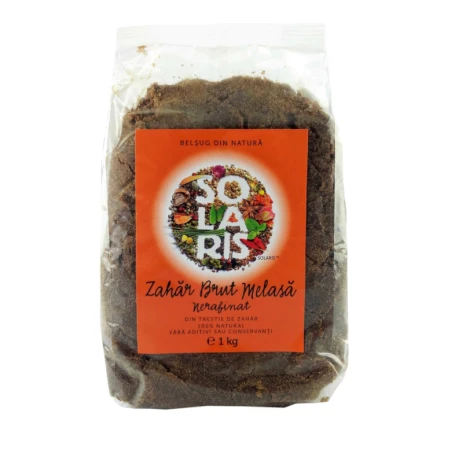 Zahar brun nerafinat din melasa, 1kg, Solaris