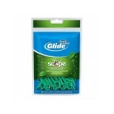 Set Ata Dentara, Crest, Oral-B, Glide, Scope Outlast, Tip Scobitoare, Cerata, Fibra Rezistenta, Aroma Menta, 75 buc